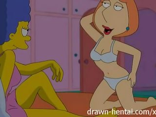 Lesbisk hentai - lois griffin och marge simpson