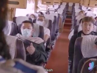 Felnőtt film tour busz -val dögös ázsiai képzelet nő eredeti kínai av szex -val angol tengeralattjáró